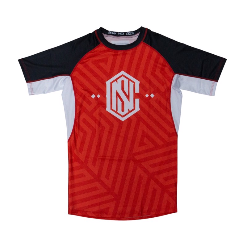 CHOSEN Monogram Rashguard - red